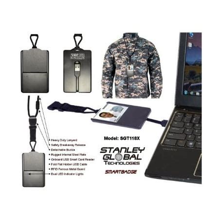 SGT118X Smart Badge CAC ID Holder & USB Smart Card 